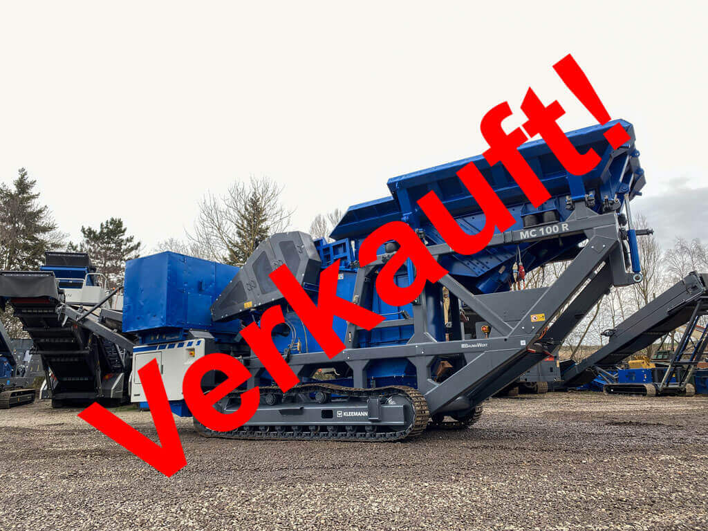 raupenmobiler Backenbrecher Kleemann Mobicat MC 100R – Baumawert GmbH